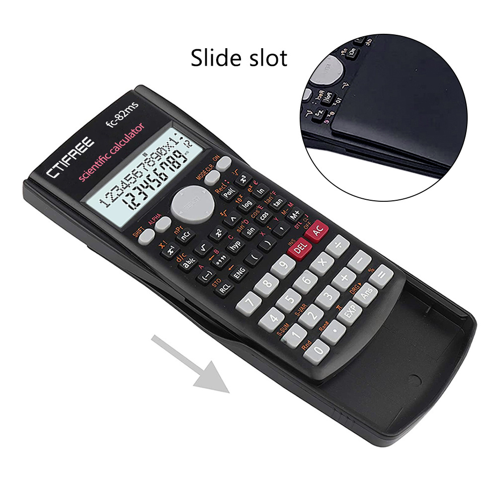 Office Supplies Multi-Function Scientific Calculator Kids FC 82 MS Dual Power School Student Electronic Digital Calculator