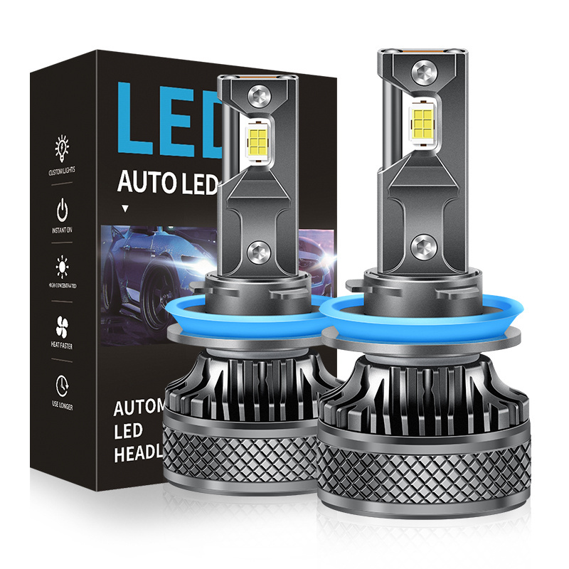 Universal k18 Car LED Headlight Kit for 6500K White Driving Replacement H1 H3  H7 H11 9005 9006 9012 Led Bulbs led h7