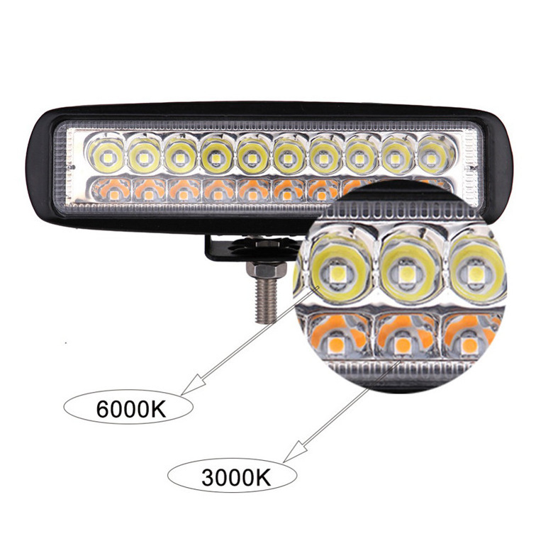 4D 54W LED light bar high power super brightness Offroad spot light LED working light waterproof auto strip lamp 12V 24V