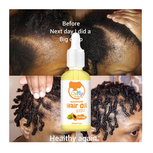 CURLYMOMMY Factory supply private label organic hair growth oil scalp stimulator oil for kids