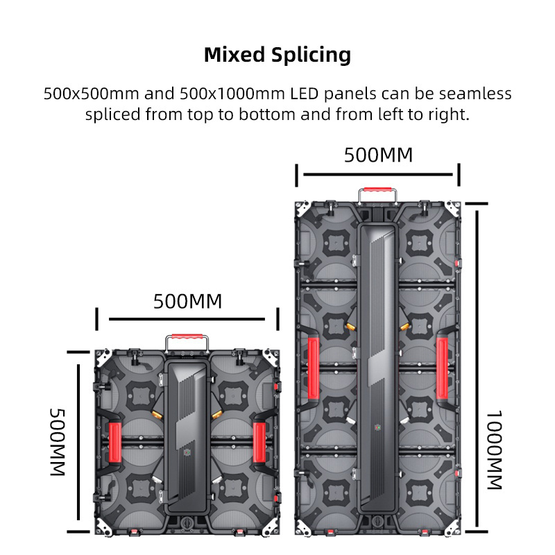 High Performance Led Video Wall Screen P3.91 P4.81 Indoor Outdoor Rental LED Display LED Video Wall panel
