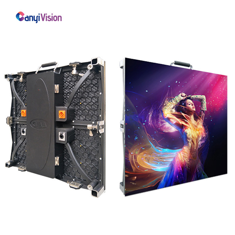 P3.91 outdoor led display screen waterproof 500*1000mm size die cast aluminum material led video wall