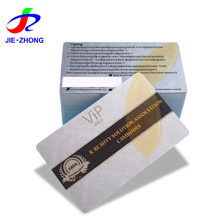 Printing Custom 0.76mm PVC Plastic Loyalty VIP Club Business ID Member Card