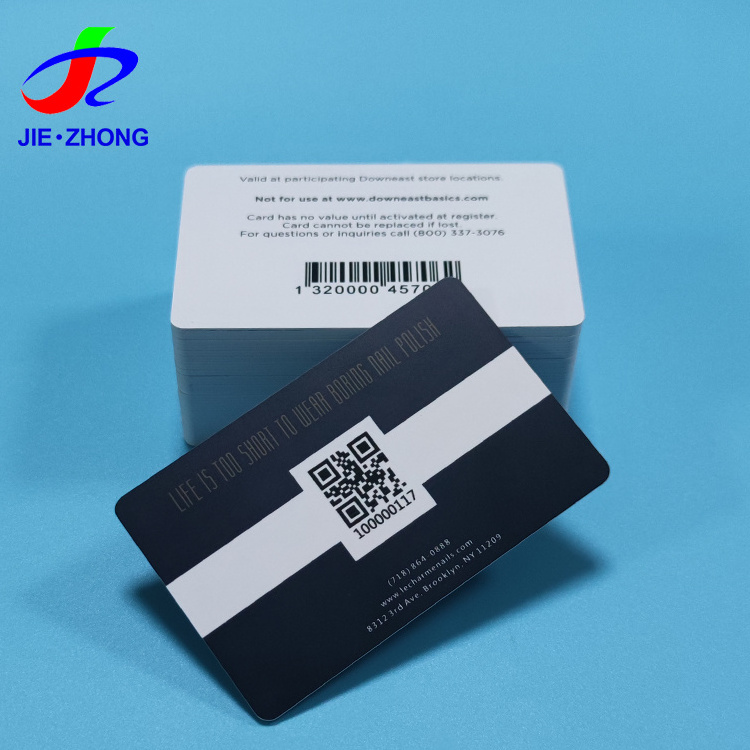 Factory Custom Printing Cr80 Magnetic Stripe Membership Loyalty Card Vip Member Plastic PVC Cards