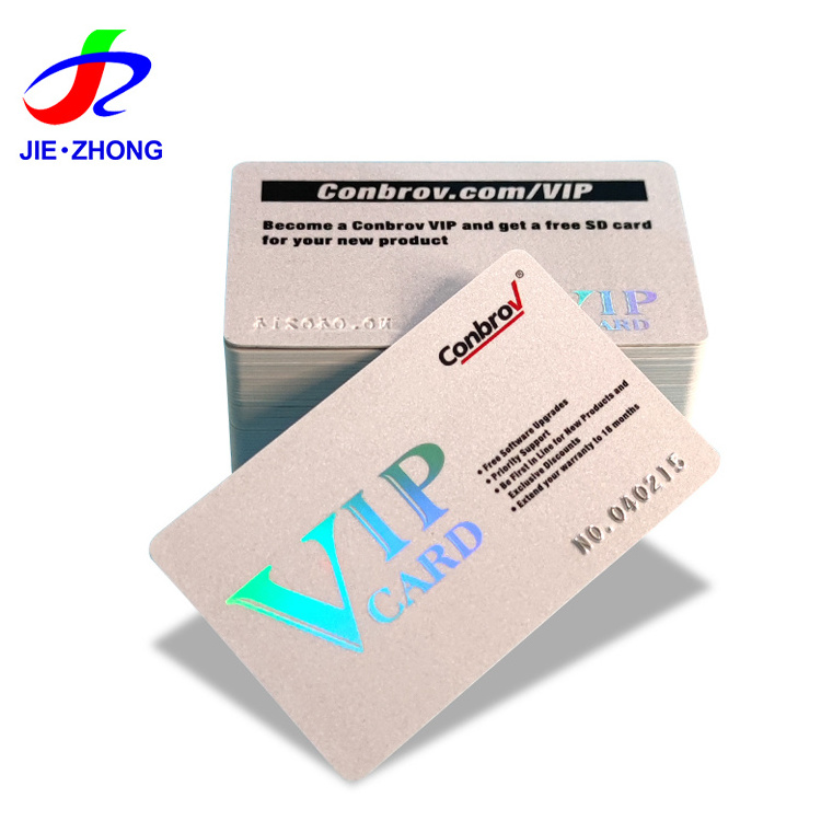 Printing Custom 0.76mm PVC Plastic Loyalty VIP Club Business ID Member Card