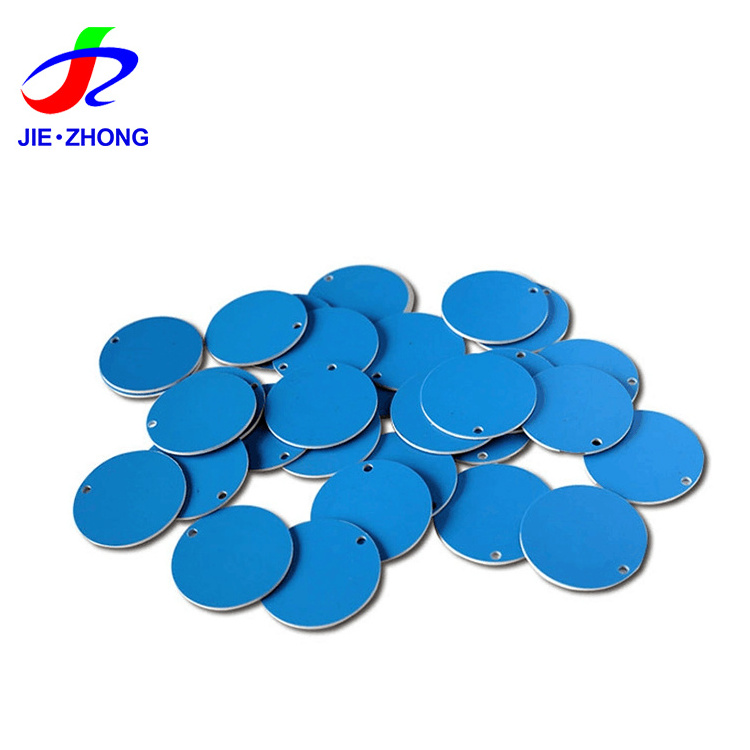 125khz LF Chip TK4100 T5577 PVC Plastic RFID Round Blank Coin Tag For Access Control