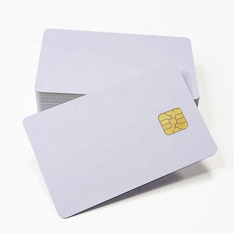 Printable 13.56mhz RFID NFC Matte White Blank Plain PVC Smart Digital Business ID Chip Card