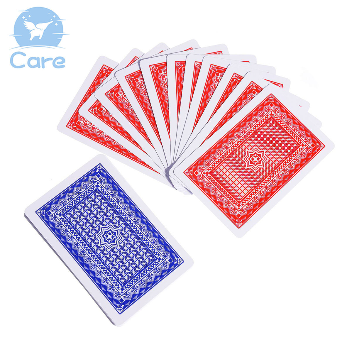 Hot Sales Released Products Red and Blue Personalized Adult Card Game For Party Customized Printing Colorful Poker Cut Cards