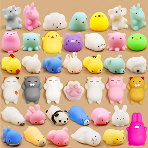 Hot Selling Animals Stress Relief Mochi Squishy Pack Stretchy Anti Squeeze Silicone Anti Stress Toys For Kids