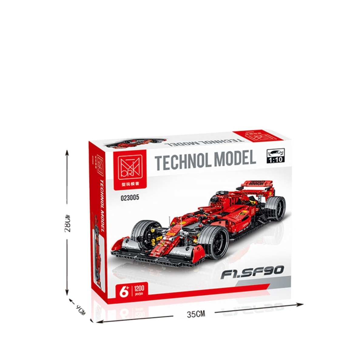 Hot selling  Race Car Building Kit Engineering Toy Brick Block Remote Control F1 Car for Children Christmas Gift