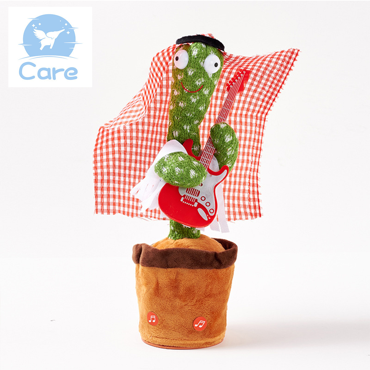 High Quality Cute Stuffed Flowerpot Dancing Talking Electric Cactus Plush Toy Dancing and Singing Toys for Baby's Gift