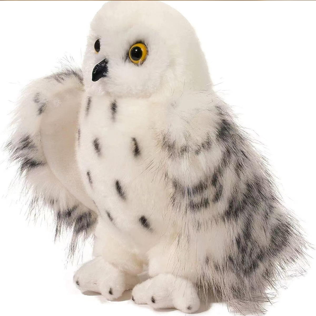 Hot Sale Lovely Snowy White Owl Plush Toys White Bird Animals Soft Stuffed Gift for Kids Harried Birthday Christmas