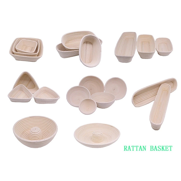 Portable multifunction benetton bread basket rattan bread fermentations basket