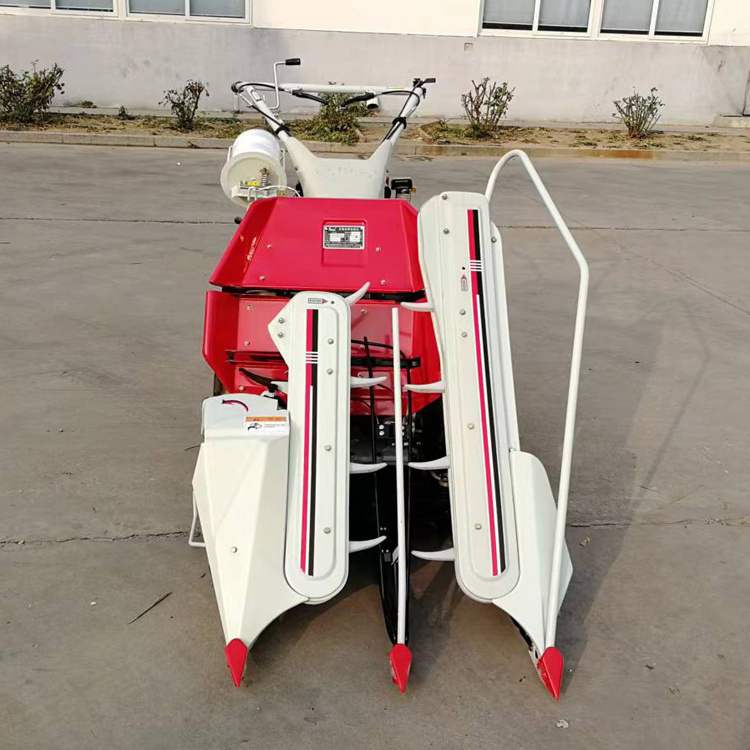 Self-propelled small rice and wheat baler Multi-function petrol mower Grass harvesting machine