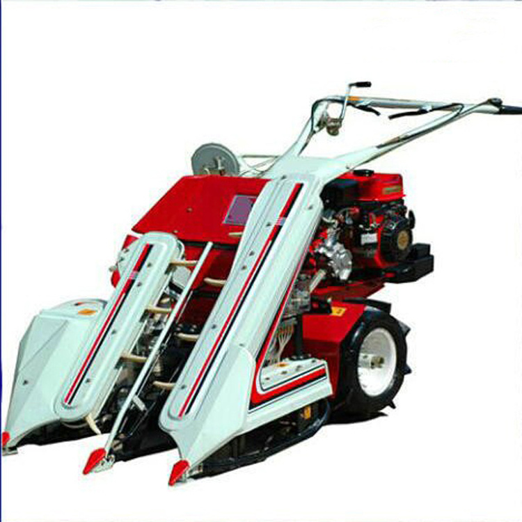 Self-propelled small rice and wheat baler Multi-function petrol mower Grass harvesting machine