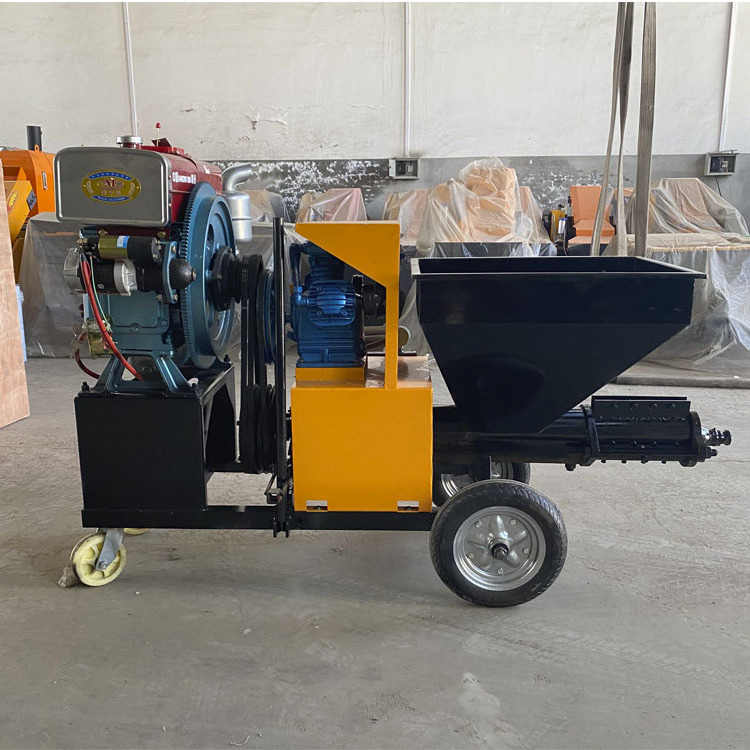 Diesel engine mortar spraying machine Concrete shotcrete machine for construction site