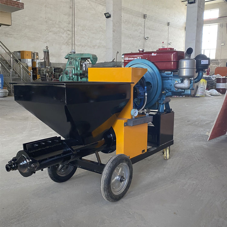 Diesel engine mortar spraying machine Concrete shotcrete machine for construction site