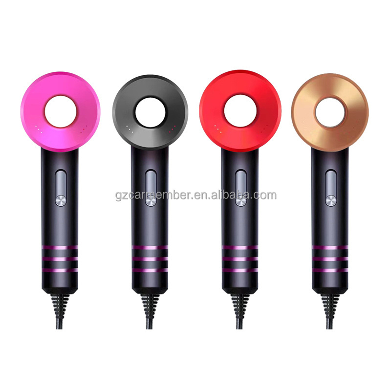 LDY New Professional High-speed Hair Dryer Blow Dryer with Guiding Lights Negative Ion Portable 5  in 1 Hot Air Brush Hair Dryer