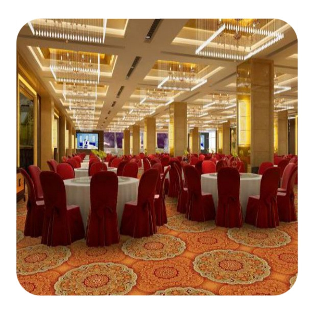 Banquet Hall Axminster Carpet For Hotel Living Room Wool Carpet Custom Carpet