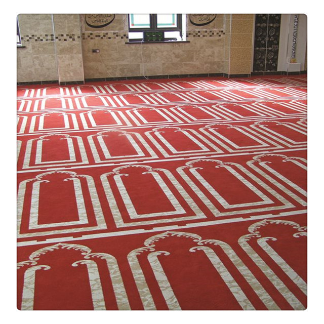 Wholesale High Quality Wall To Wall Printed Mosque Carpet Muslim Prayer Carpet