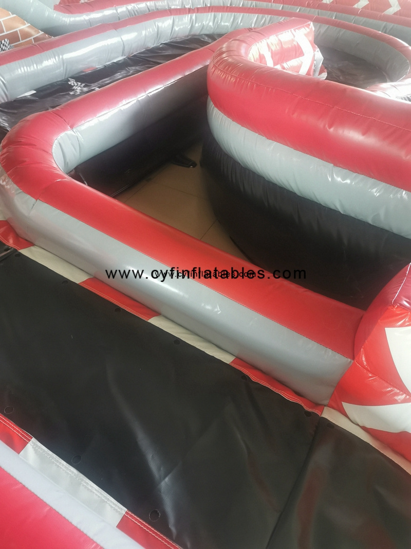 inflatable race track/inflatable bumper car track/inflatable barrier