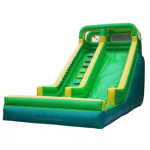 outdoor commercial tobogan inflables Amusement Park Equipment Backyard kids adult green marble giant inflatable water slides