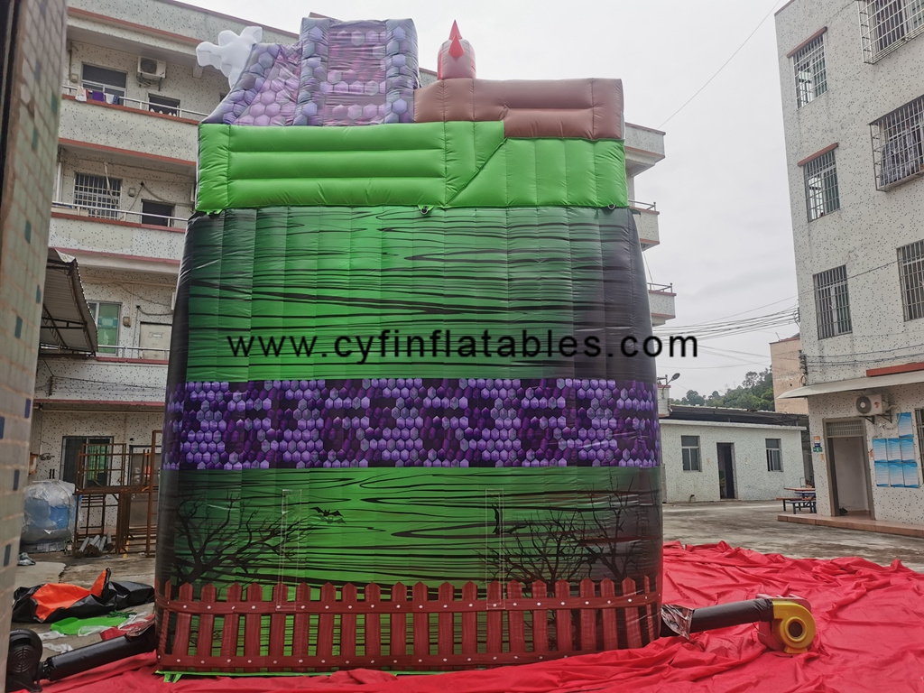 2023 New Commercial Halloween bouncing inflatable bouncer bouncy castle bounce house slide