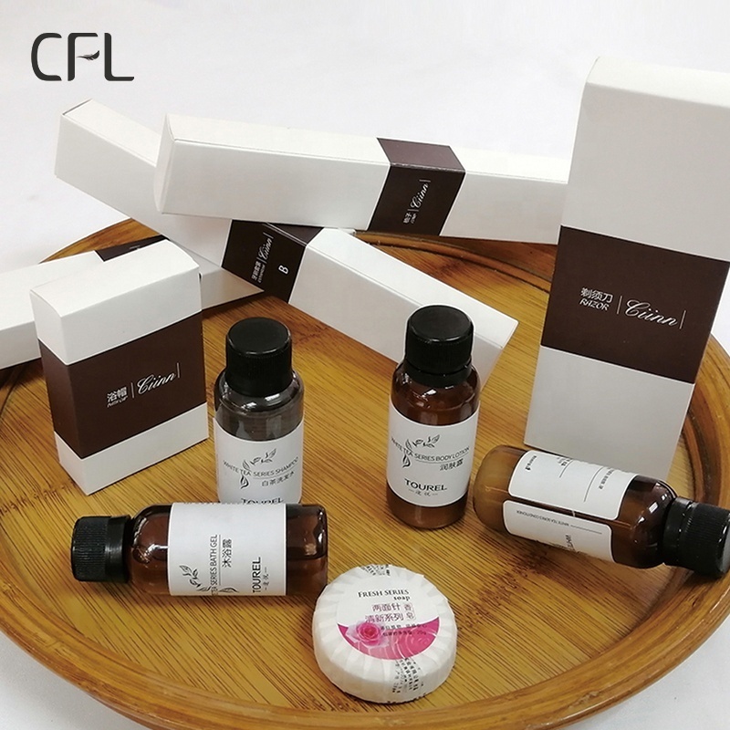 Wholesale luxury amenities kit hotel soap and shampoo 20g soap and amenities manufacturer