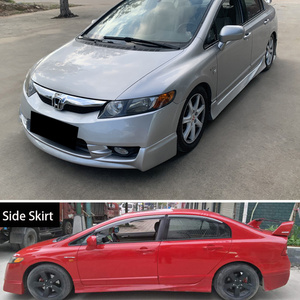 Factory OEM Car body part front lip rear lip side skirts For Honda civic 2009-2011 upgrade GF Style body kit