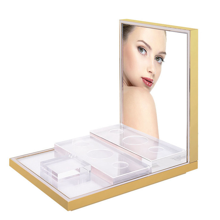 Custom Andy board Luxury acrylic lipstick holder makeup organizer Acrylic Perfume Bottle Display Stand  cosmetic display stand