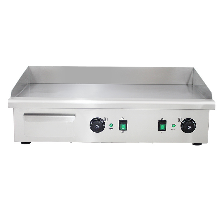 DPL-740 Large Table Top 4400W Heavy Duty Commercial Griddle Grill Electric Hamburger Griddle