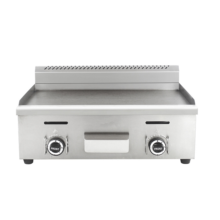 High Quality Stainless Steel Gas Bbq Flat Top Plate Gas Griddle Commercial Gas Grill Griddle