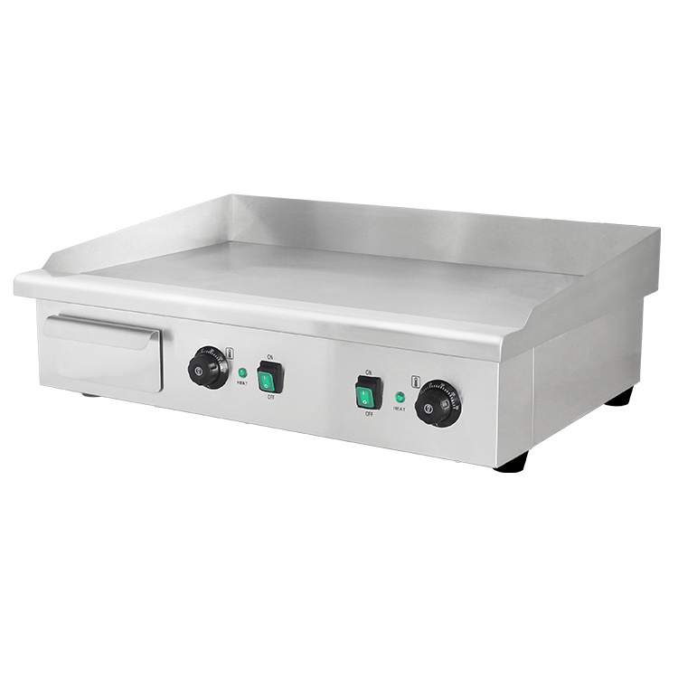 DPL-740 Large Table Top 4400W Heavy Duty Commercial Griddle Grill Electric Hamburger Griddle