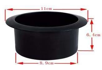 Home furniture plastic black cup holder for sofa chair