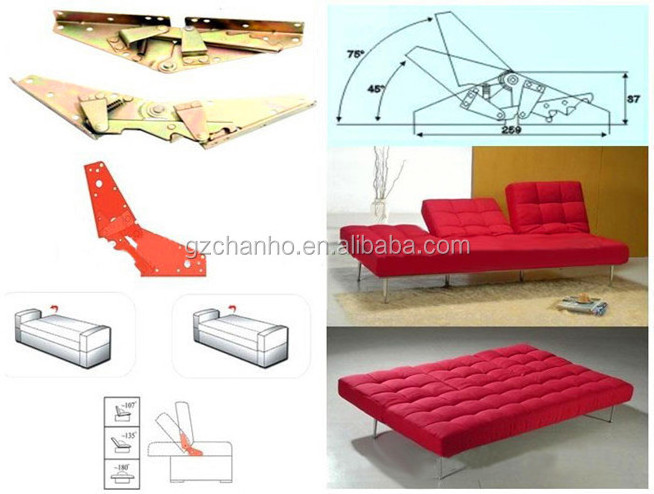 Furniture Hardware Accessory Hinge Folding Sofa Bed,Sofa Backrest Fittings,Sofa Bed Fold able Backrest Hinges