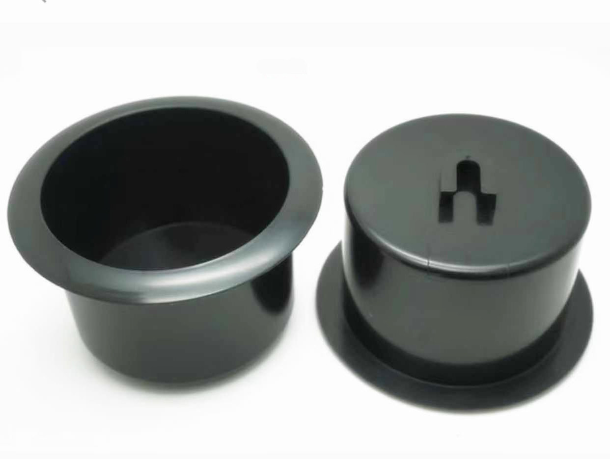 Home furniture plastic black cup holder for sofa chair