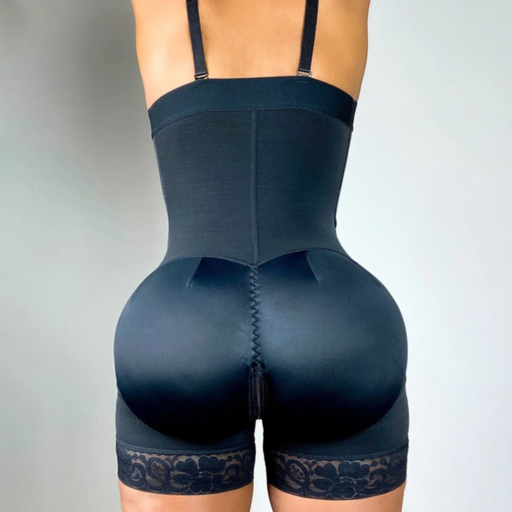 Mid Thigh Guitar Body Shaper Double Ab Compression and Butt lifter Invisible Mermaid Silhouette Shapewear With Hooks Slimming