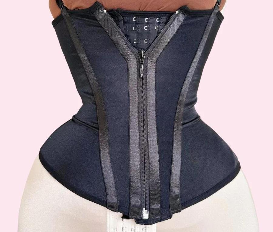 PREMIUM COLOMBIAN CORSET/WAIST TRAINER Fajas Colombianas Women Double Compression Waist Trainer Corset with Bone Adjustable