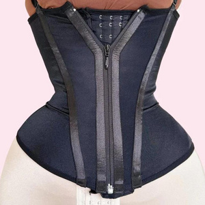 PREMIUM COLOMBIAN CORSET/WAIST TRAINER Fajas Colombianas Women Double Compression Waist Trainer Corset with Bone Adjustable