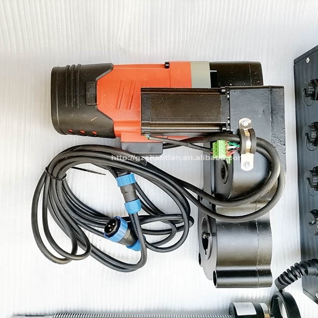 Electric portable line boring and bore welding line boring and welding machine