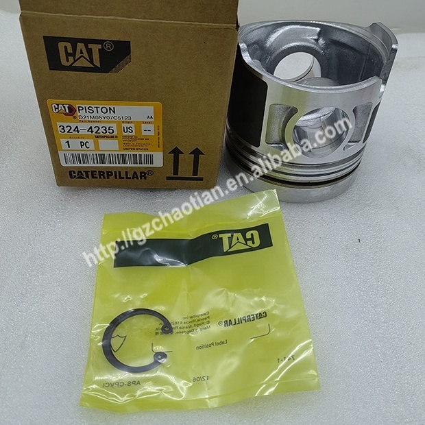 CAT diesel engine parts C6.4 engine liner kit overhaul gasket set for CAT C6.4 engine cylinder liner kit piston 324-4235 3244235