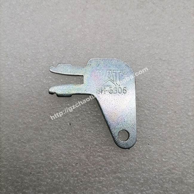 CAT construction machinery parts excavator ignition switch key 8H5306 5P8500 CAT excavator bucket key chain