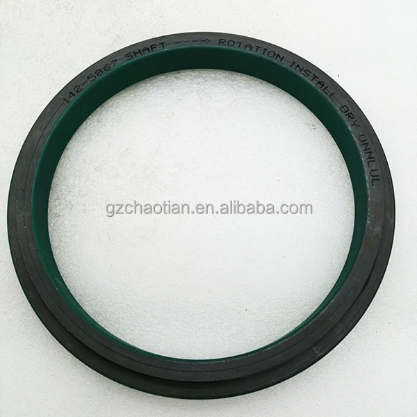 Excavator main seal 142-5867 3406 3408 C15 engine parts front Crankshaft Seal 1425867 for CAT construction machinery