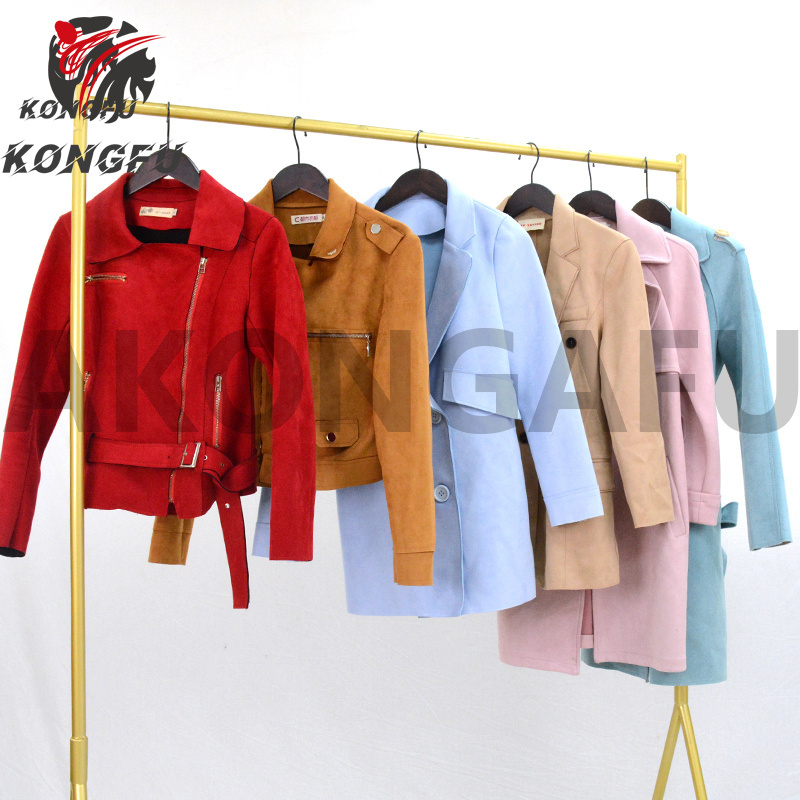 AKONGFU 2023 ladies winter windbreak jacket women jackets apparel stock wholesale used woman clothes italy second hand clothes