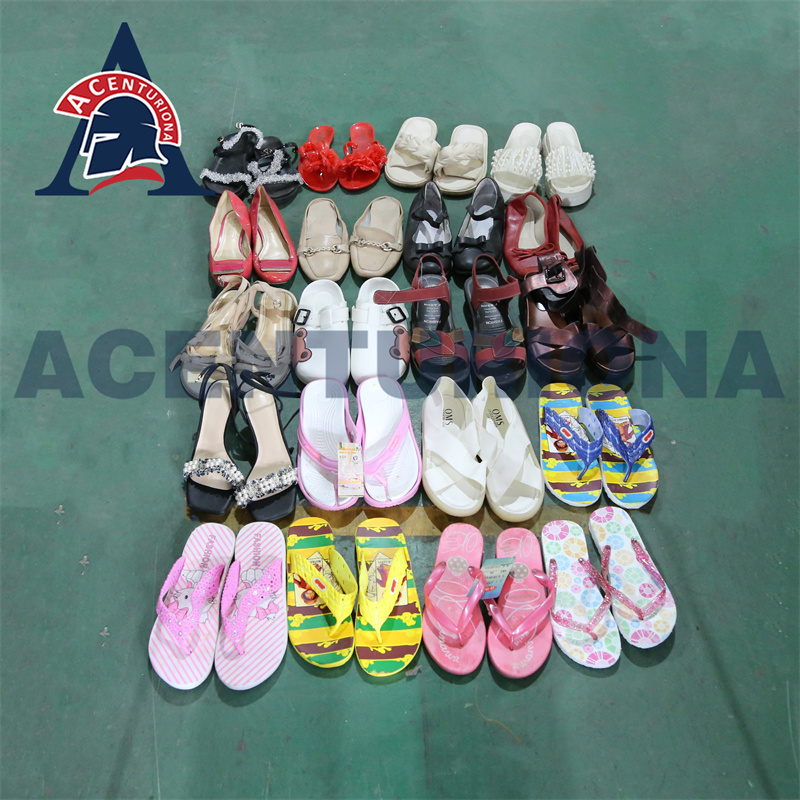 used women sandals 2024 sandals women flat used ladies korean sandals second hand shoes bales from uk 45kg-50kg