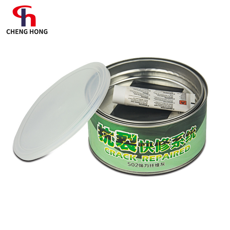 BPO system plastic parts reinforced fiber glass putty car body filler adhesion fiberglass putty