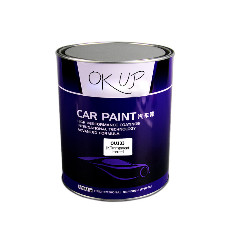 factory direct selling acrylic 1K bright red car paint