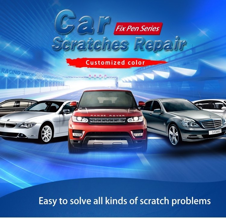 Car Touch-up Paint Pen Scratches Set Aerosol Spray Tank With Stand Fix Scratch Repair Filler Pen Sets