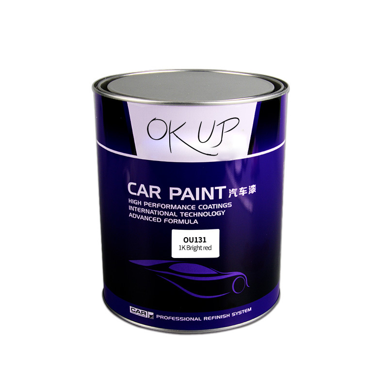 factory direct selling acrylic 1K bright red car paint