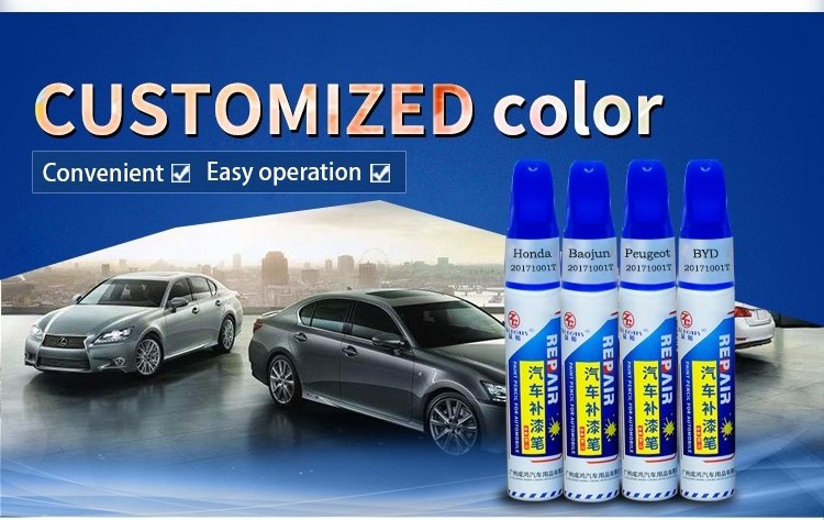 Car Touch-up Paint Pen Scratches Set Aerosol Spray Tank With Stand Fix Scratch Repair Filler Pen Sets